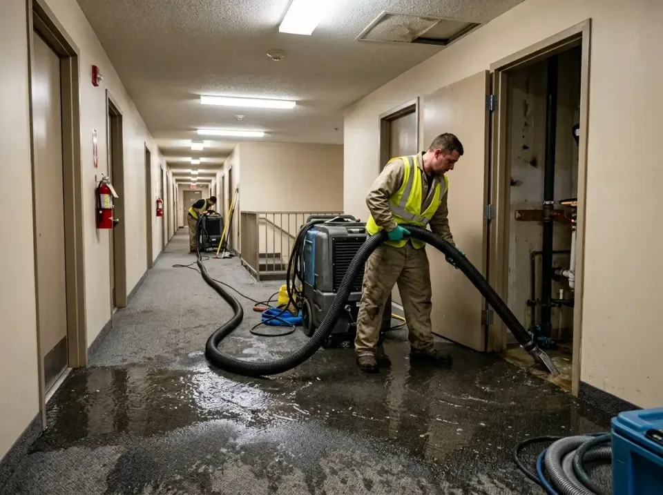 multi-unit-apartment-hallway-f-005 — frequently asked questions, Emergency Burst Pipe Water Extraction & Removal in Caryvill…